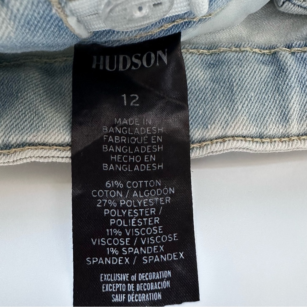 Hudson Jeans Girls size 12 Mid Rise Denim Jean Short - Picture 4 of 4